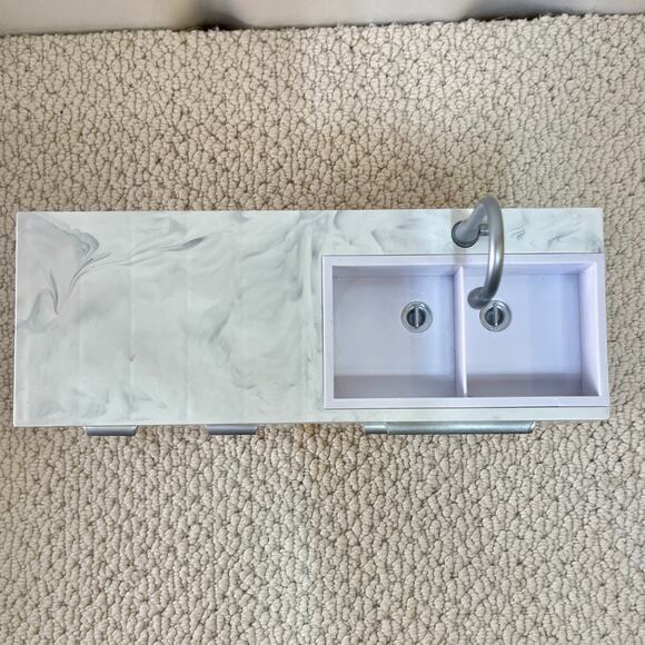 Rainbow High Doll House Furniture Kitchen Sink Counter Cabinet Replacement Lot - Picture 7 of 12